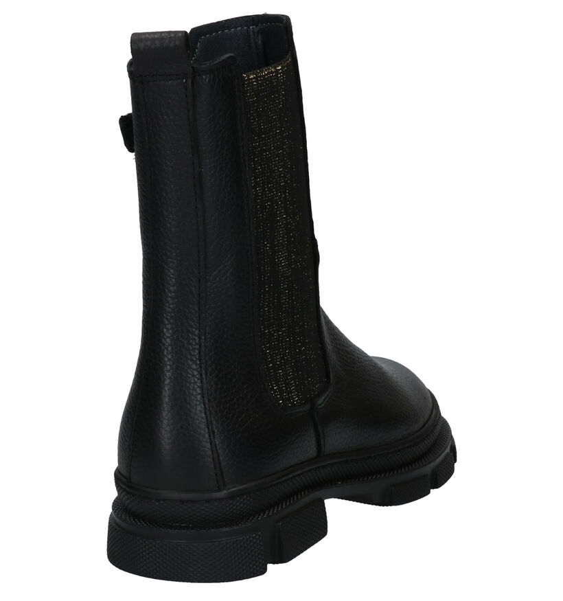 Little David Jantine Zwarte Chelsea Boots voor meisjes (298575) - geschikt voor steunzolen