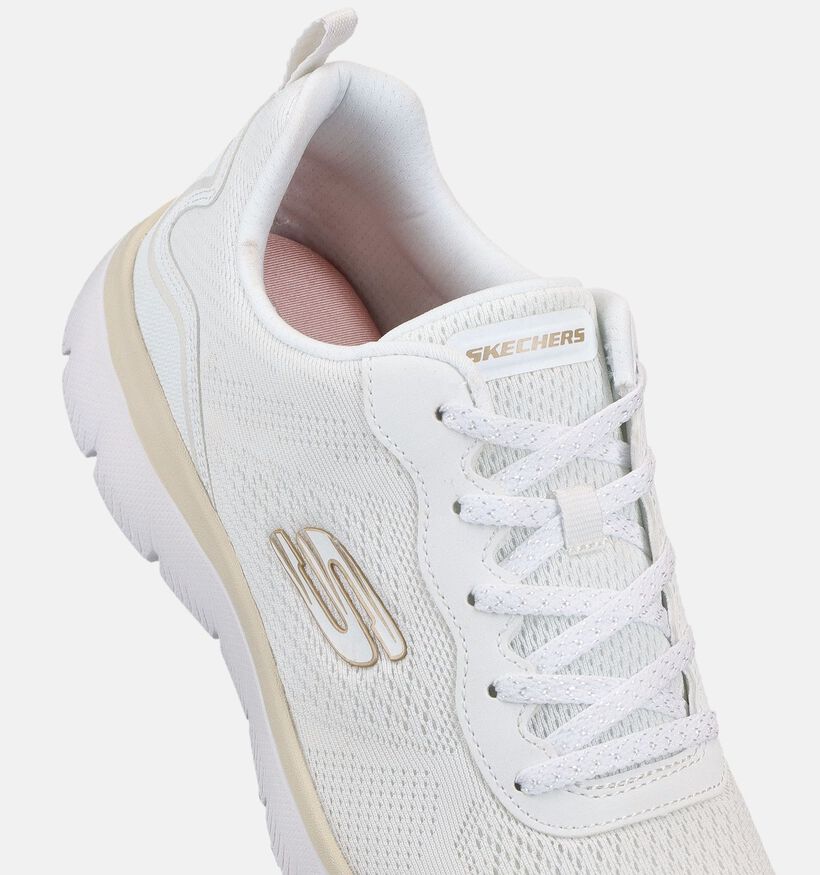Skechers Summits Quiet Dream Baskets en Blanc pour femmes (367837) - pour semelles orthop&eacute;diques