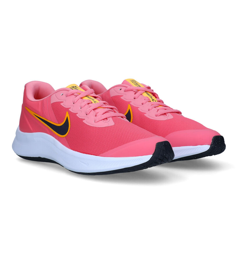 Nike Star Runner 3 GS Baskets en Rose pour filles (325367)