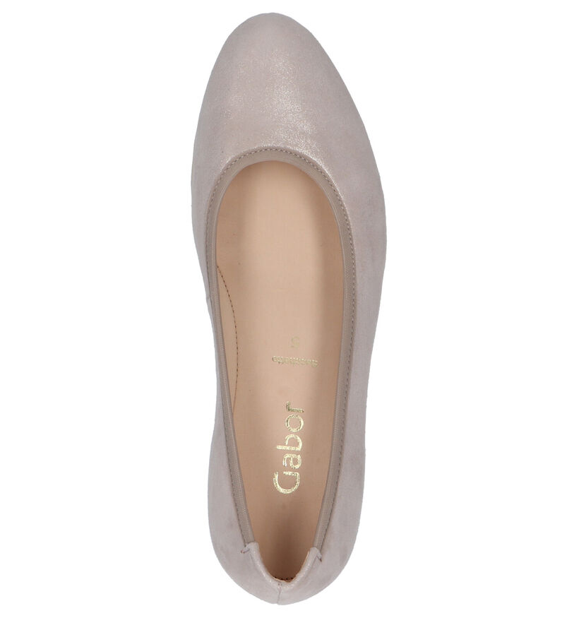 Gabor Sacchetto Gouden Pumps in nubuck (271670)