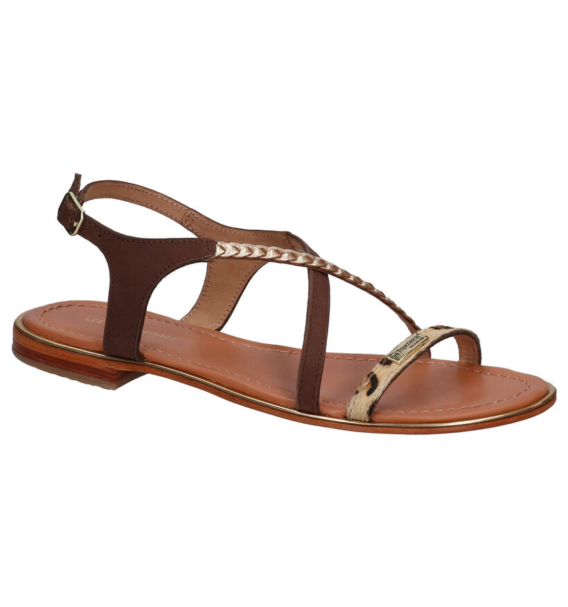 Les Tropeziennes Horsou Sandales en Marron en cuir (291214)