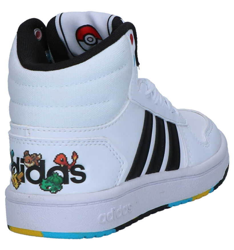 adidas Hoops Zwarte Sneakers voor jongens (299867)