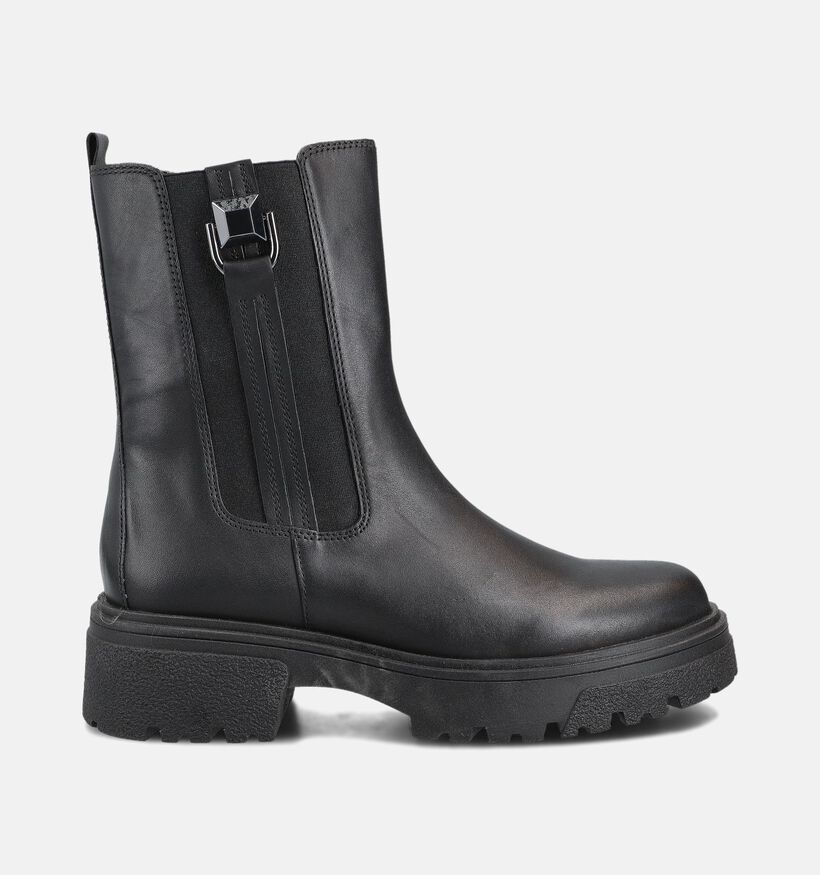 Gabor Zwarte Hoge Chelsea Boots voor dames (363100) - geschikt voor steunzolen