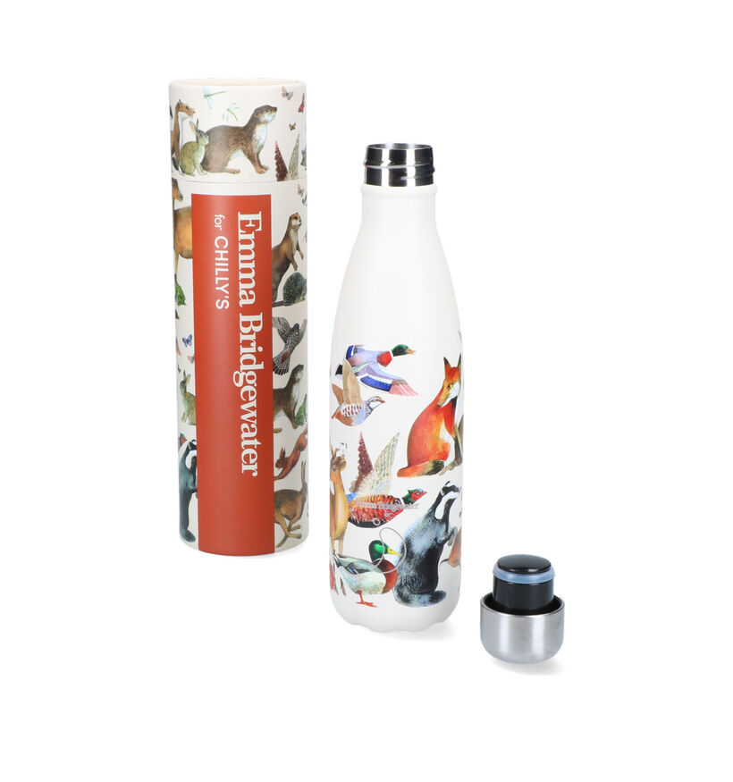 Chilly's x Emma Bridgwater Woodland Animals Gourde en Ecru 500ml pour femmes, filles (325711)
