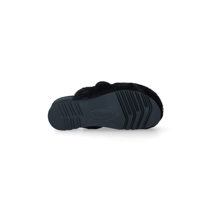 Scholl Alaska Zwarte Pantoffels voor dames (316949)