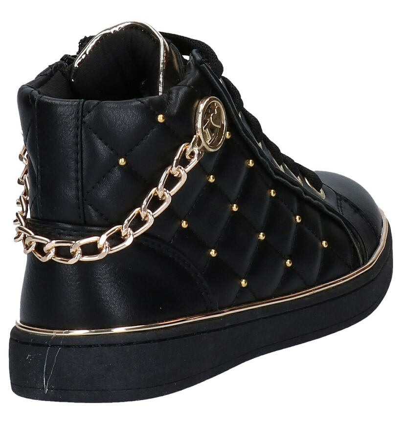 Asso Chaussures hautes en Noir en simili cuir (278456)