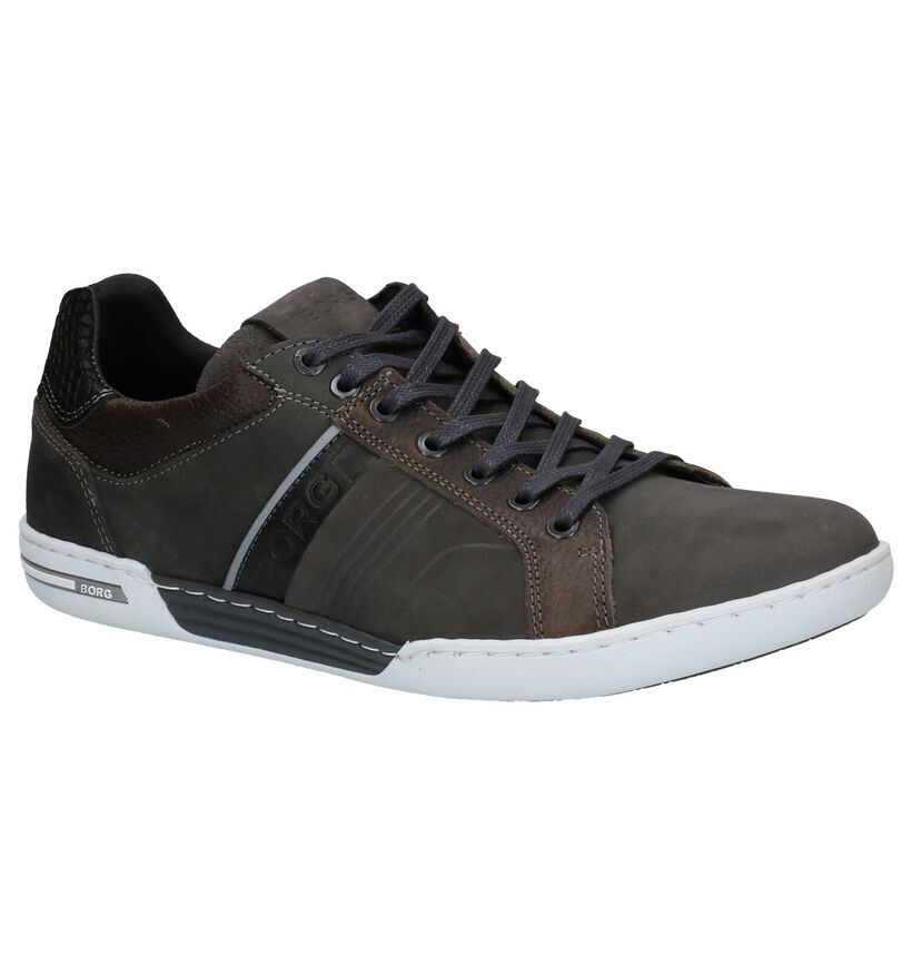 Björn Borg Coltrane Chaussures à lacets en Gris en cuir (278770)