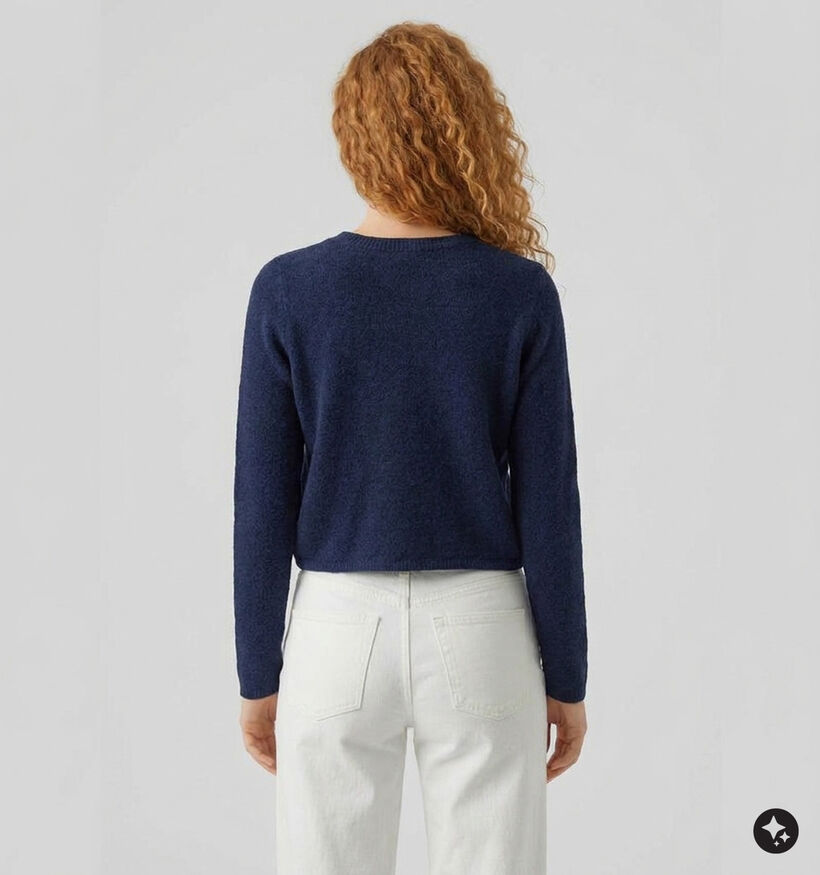 JDY Chloe Gilet en Bleu fonc&eacute; pour femmes (379388)