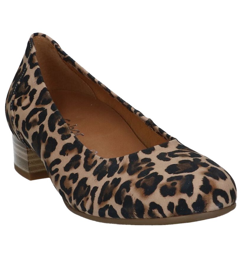 Pumps met Luipaardprint Gabor OptiFit in nubuck (245359)