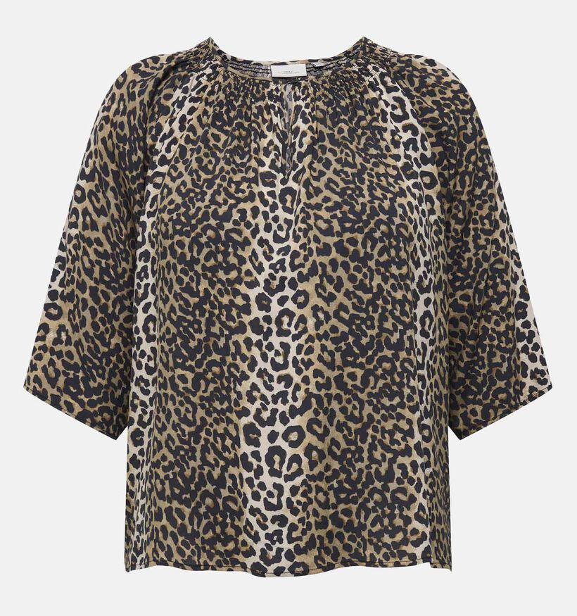 ONLY Carmakoma Nova Blouse en Brun pour femmes (353248)