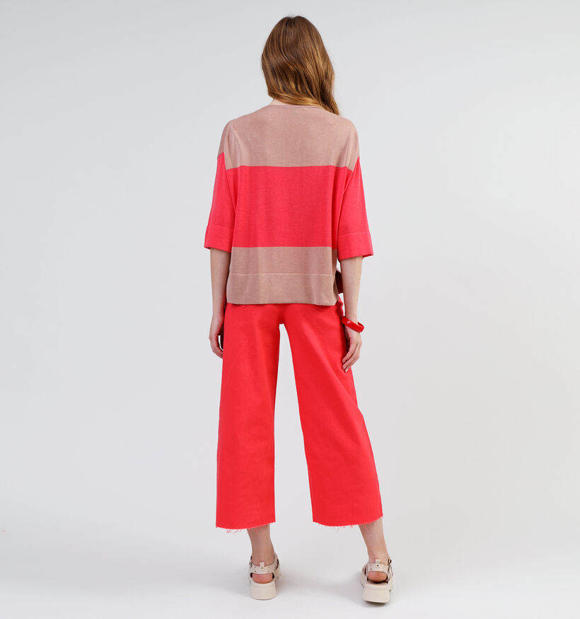 comma Pull en Rouge pour femmes (341696)