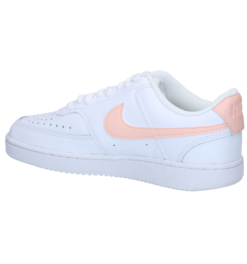 Nike Court Vision Low Baskets en Blanc pour femmes (347839)