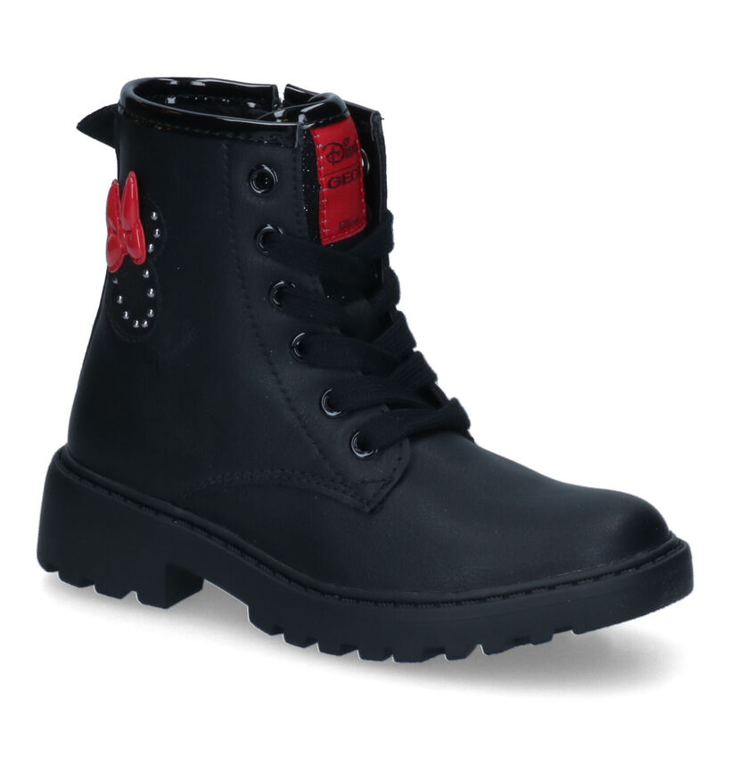 Geox Casey Bottines en Noir en simili cuir (317641)