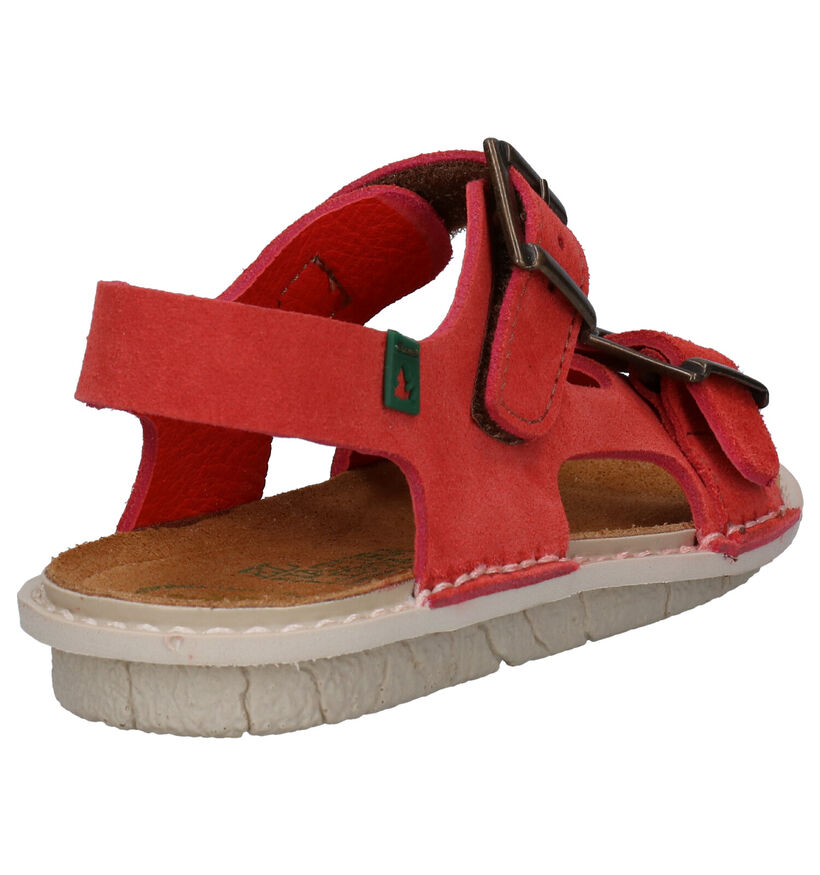 El Naturalista Recyclus Gele Sandalen in nubuck (284413)