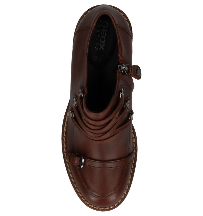 Geox Escarpins montants en Marron en cuir (223054)