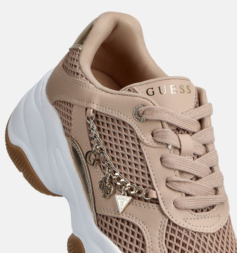 Guess Harpaa Lichtbruine Chunky Sneakers voor dames (366547) - geschikt voor steunzolen