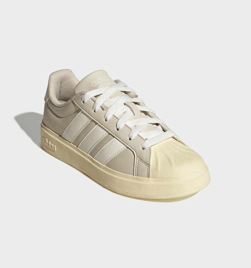 adidas Streettalk Baskets en Gris pour filles, gar&ccedil;ons (366715) - pour semelles orthop&eacute;diques