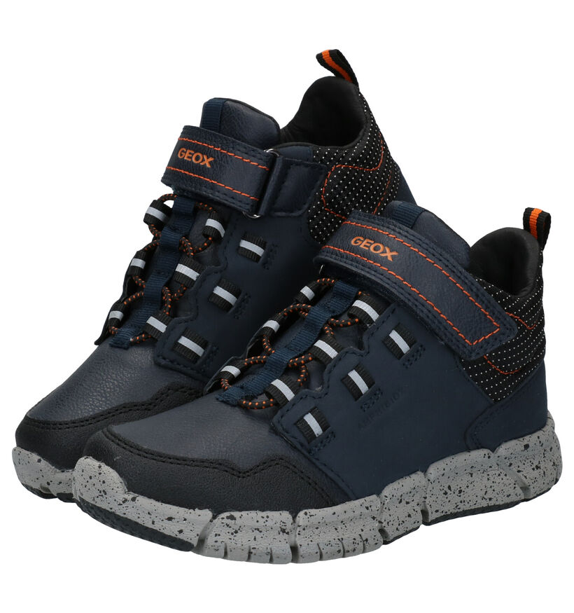 Geox Flexyper Blauwe Hoge Schoenen in kunstleer (278305)