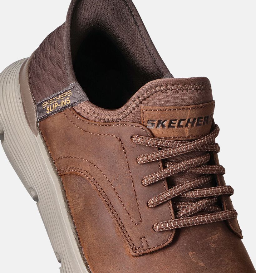 Skechers Garza Gervin Cognac Slip-ins voor heren (350325)