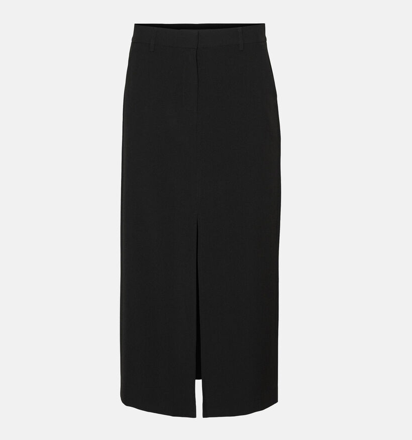 Vero Moda Troian Jupe avec fente en Noir pour femmes (330903)