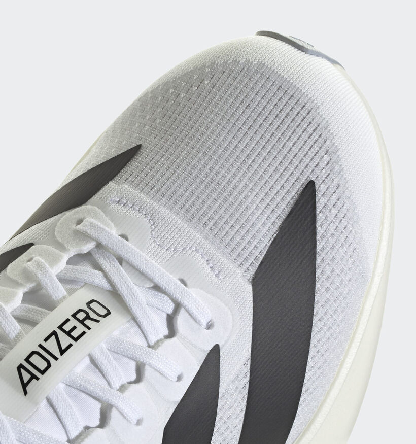 adidas Adizero Evo Baskets sportives en Blanc pour femmes (376145) - pour semelles orthop&eacute;diques