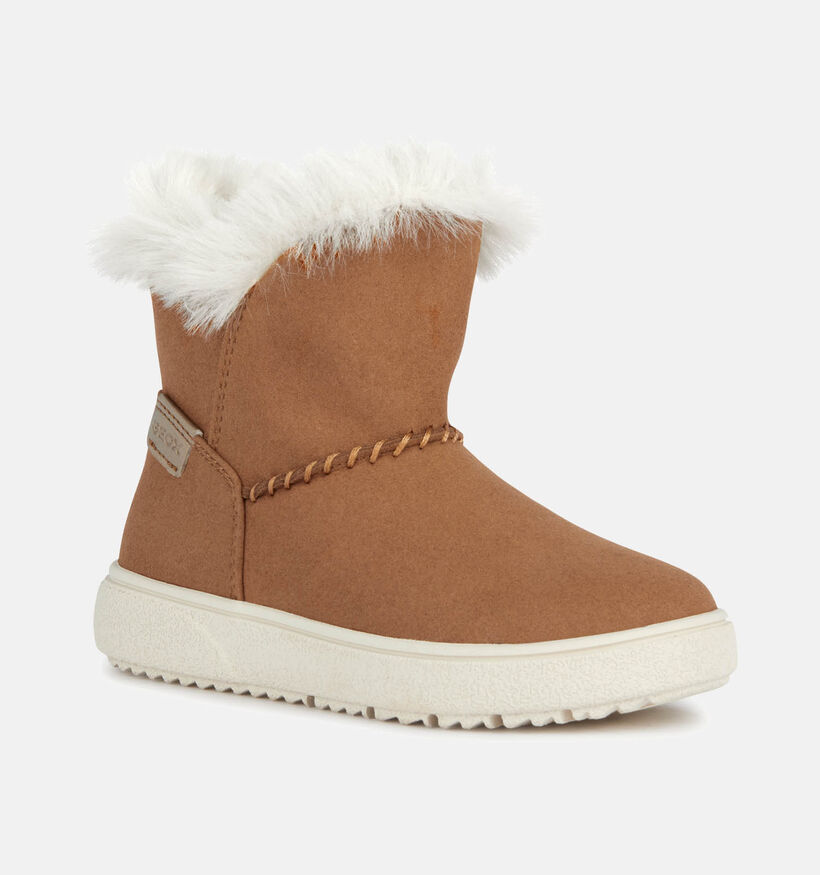 Geox Theleven Boots en Naturel pour filles (344531) - pour semelles orthopédiques
