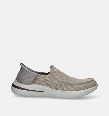 Slip-ons taupe