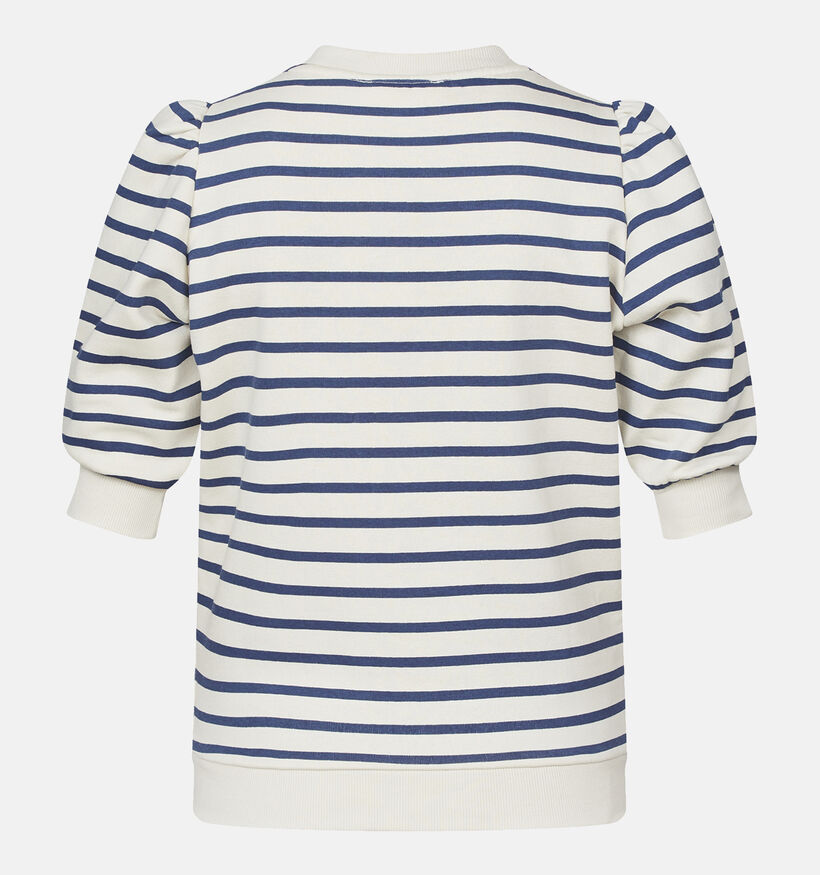 SISTERS POINT New Peva Puff Pull rayé en Bleu pour femmes (363317)