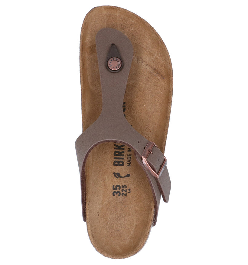 Birkenstock Gizeh Zwarte Teenslippers voor jongens (338075)