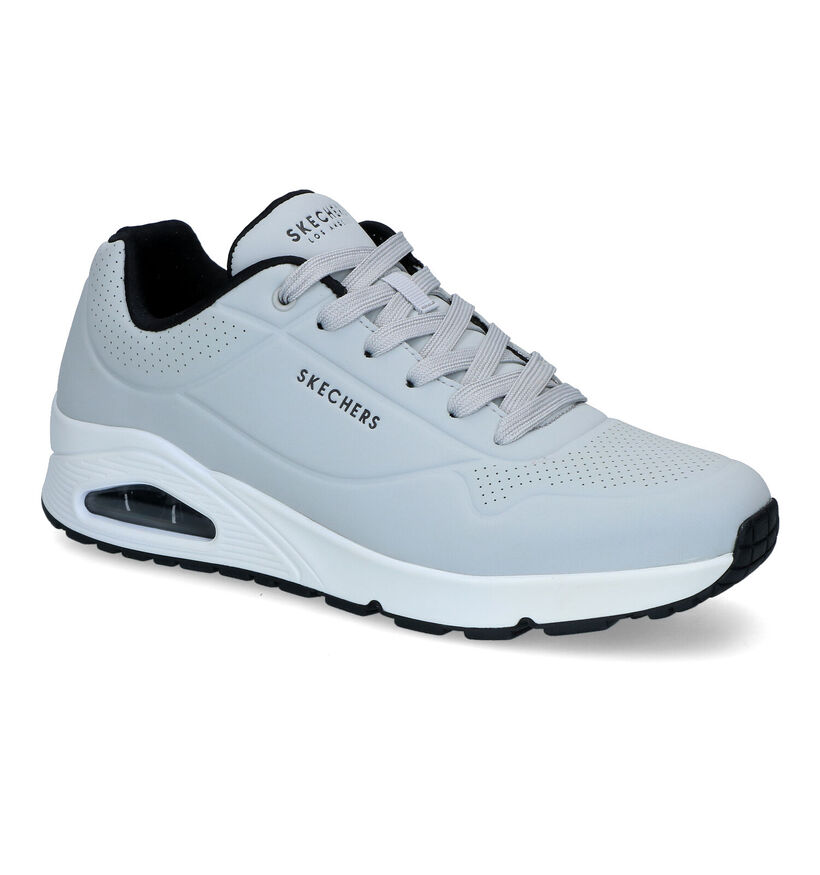 Skechers Uno Stand On Air Grijze Sneakers voor heren (318123)