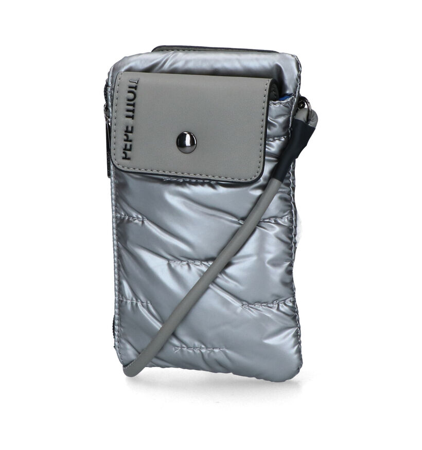 Pepe Moll Petra Pochette pour téléphone en Argent en simili cuir (316896)