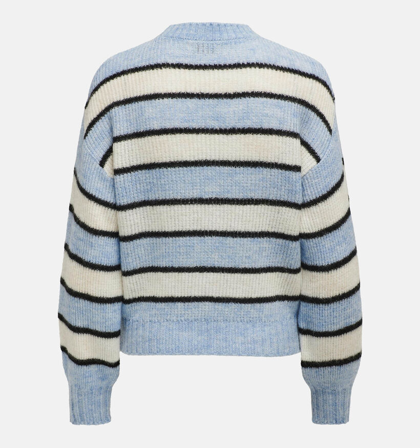JDY Yelva Pull Rayé en Bleu pour femmes (335390)