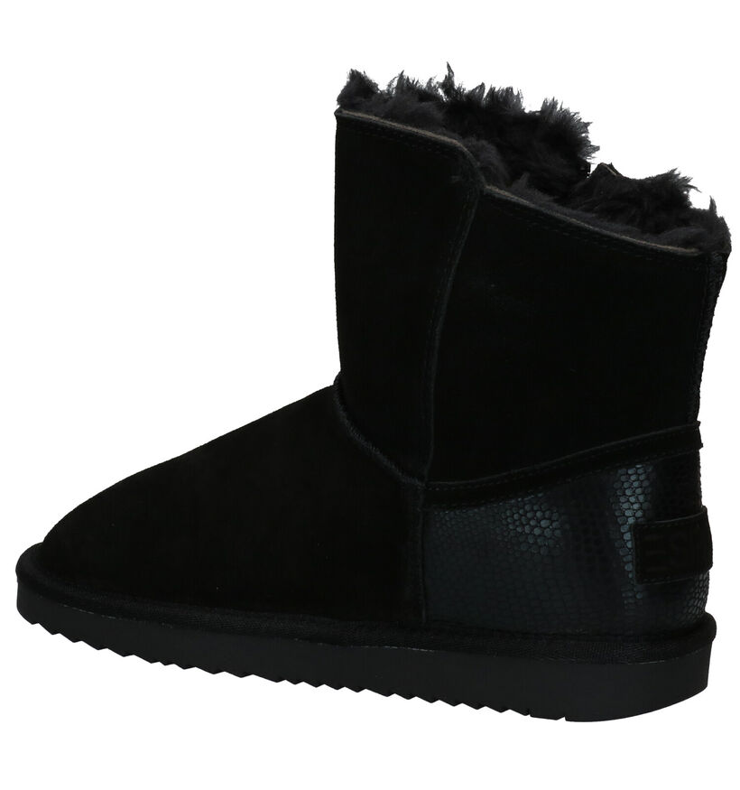 Esprit Zwarte Boots in daim (279820)