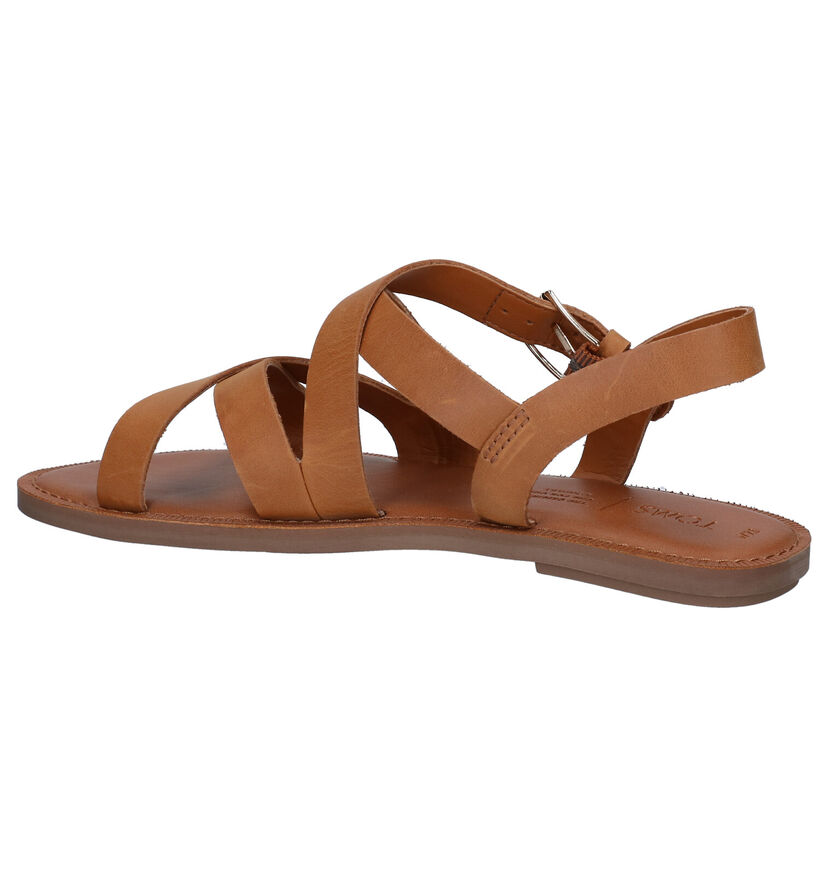 Toms Sicily Cognac Sandalen in leer (288341)
