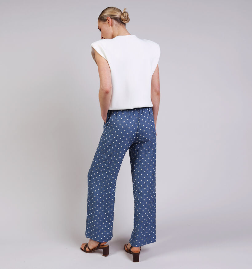 Sisters Point Ella Pantalons classiques en Bleu pour femmes (377821)