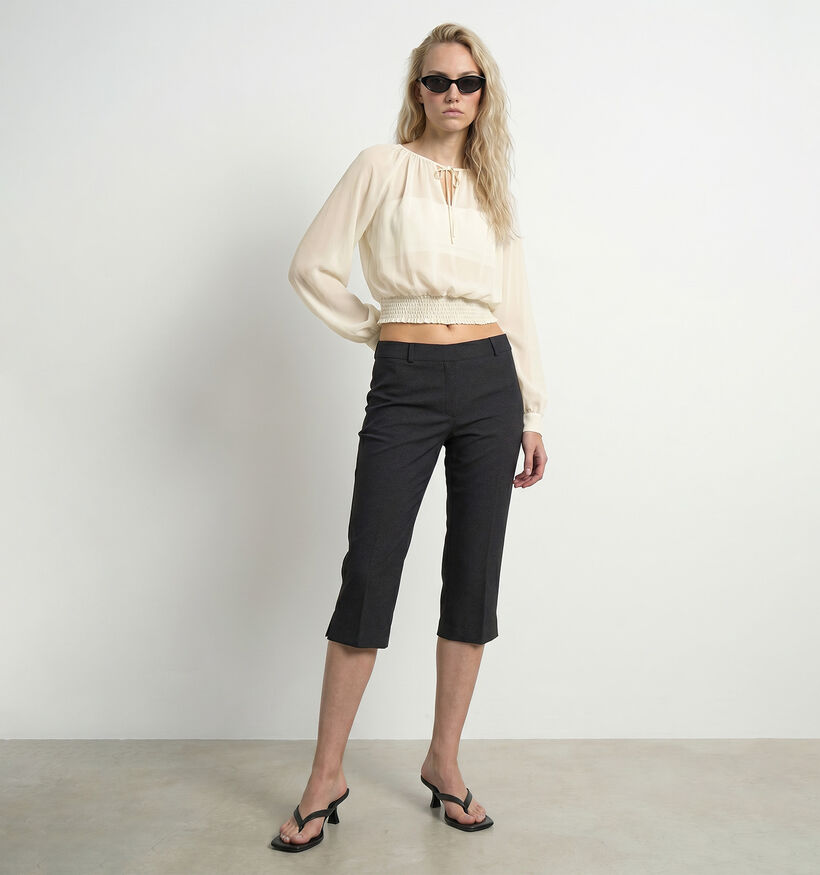 Hypedrop Doris Zwarte Capri Geklede Broek voor dames (386684)