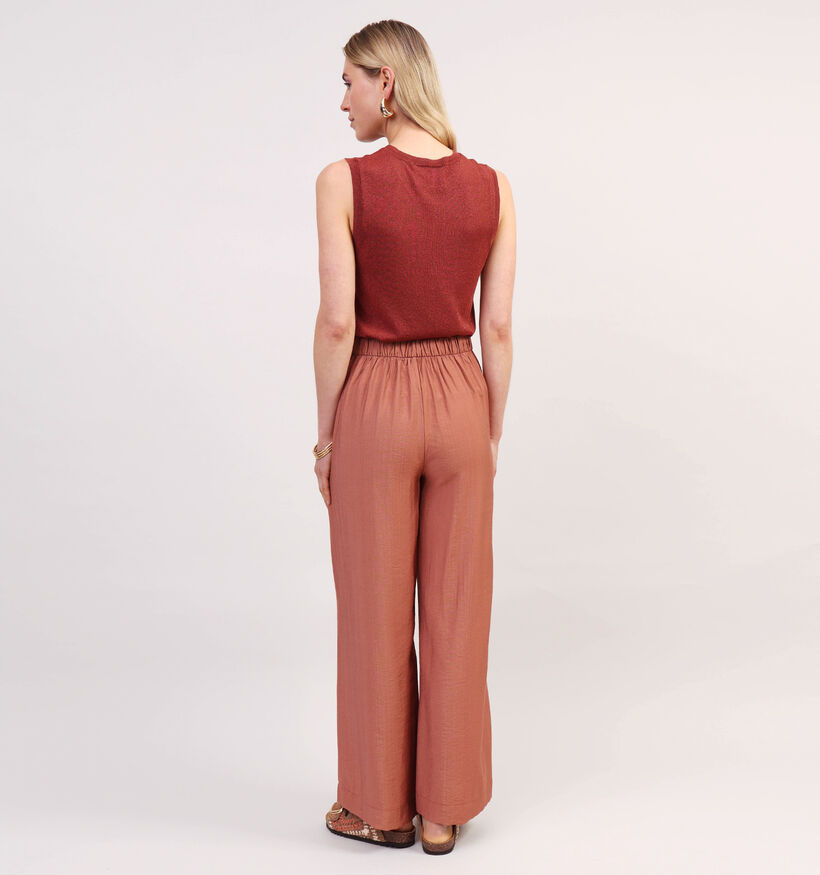 Minus Seria Bruine Wijde Broek voor dames (359029)