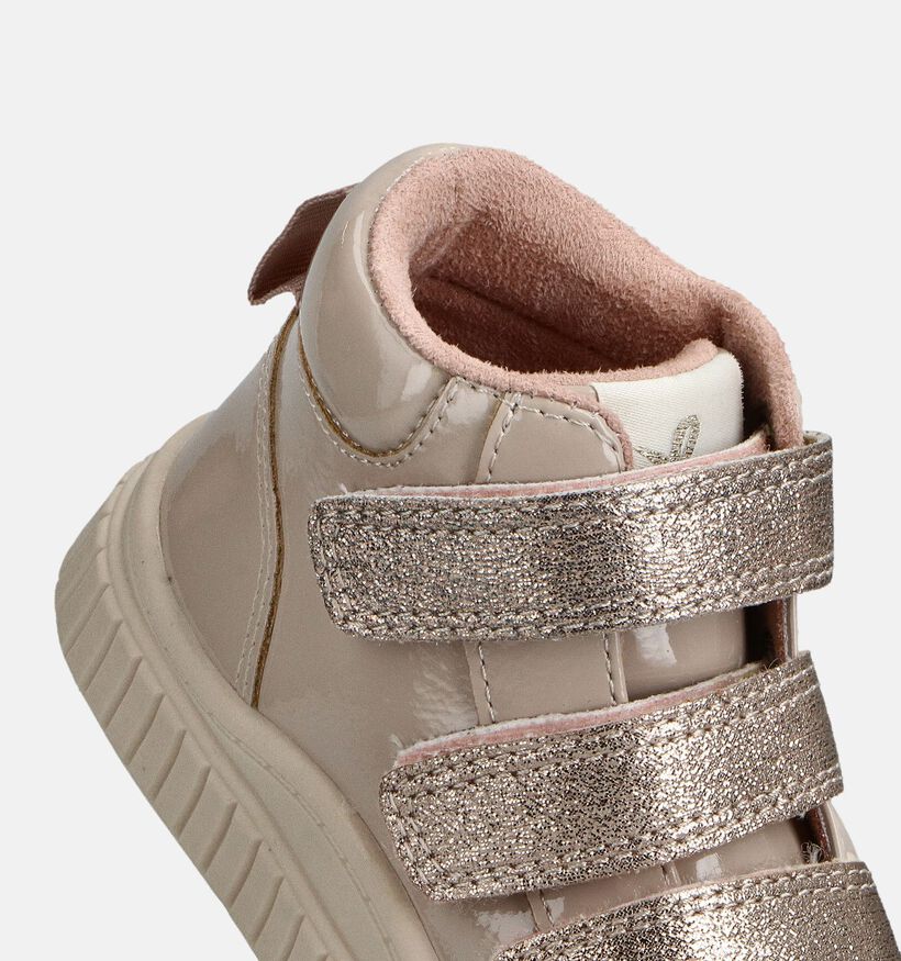 Milo & Mila Beige Velcroboots voor meisjes (362930) - geschikt voor steunzolen