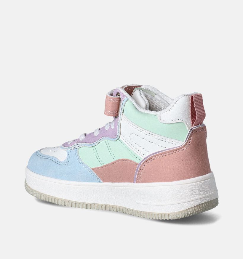 CEMI Hoge Sneakers Wit/Pastel voor meisjes (354181)