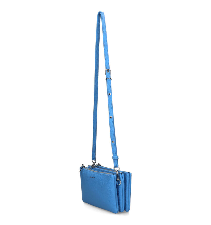 Matt & Nat Triplet Zwarte Crossbody Tas in kunstleer (327640)