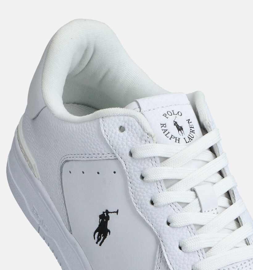 Polo Ralph Lauren Mastercourt Chaussures plates en Blanc pour hommes (360750)