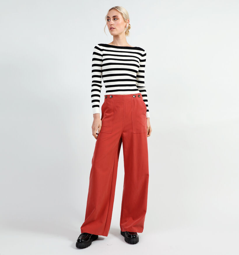 Orfeo Sabrina Rode Wijde broek voor dames (349325)