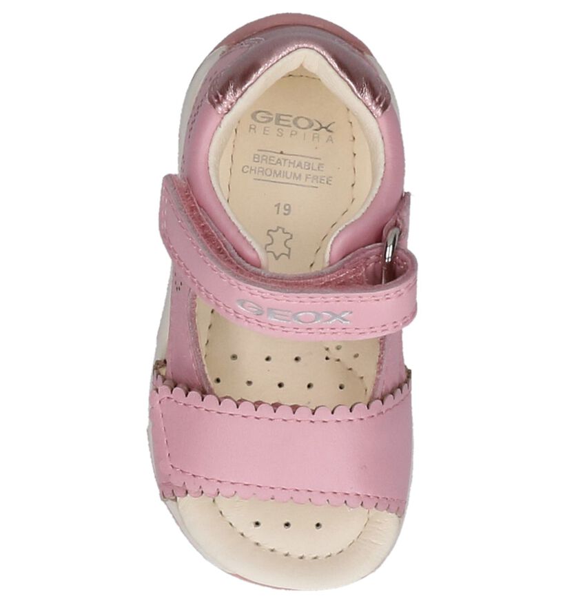 Roze Geox Babysandaaltjes in leer (213207)