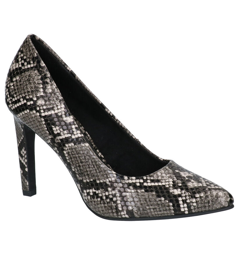 Marco Tozzi Grijze Pumps in kunstleer (257224)