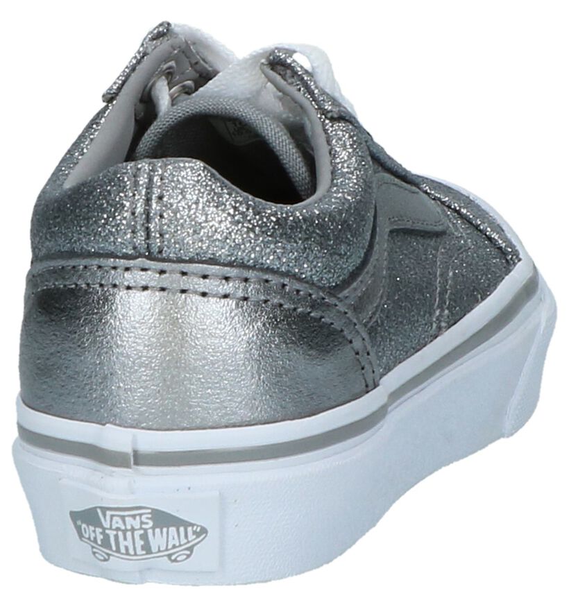 Old Skool Baskets de skate en Argent en textile (207934)