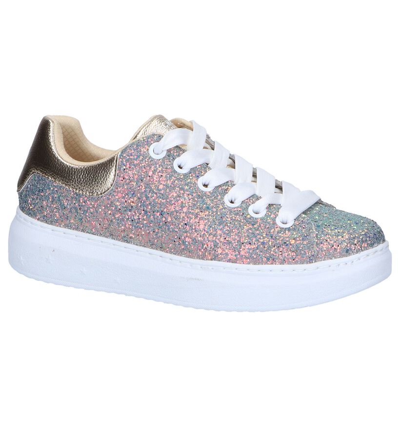 Gouden Geklede Sneakers Skechers High Street in kunstleer (251941)