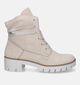 Rieker Beige Veterboots voor dames (328462)