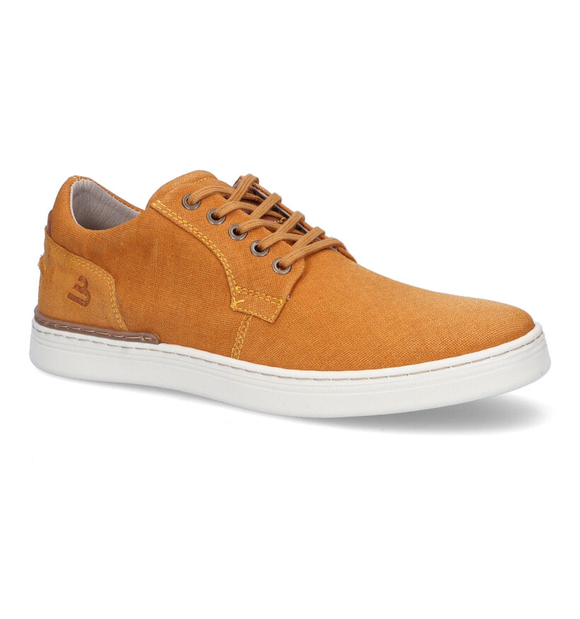 Bullboxer Chaussures à lacets en Jaune foncé pour hommes (302205) - pour semelles orthopédiques