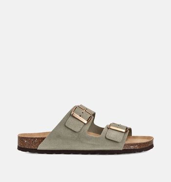 Laurent David Slippers Bruin/Groen