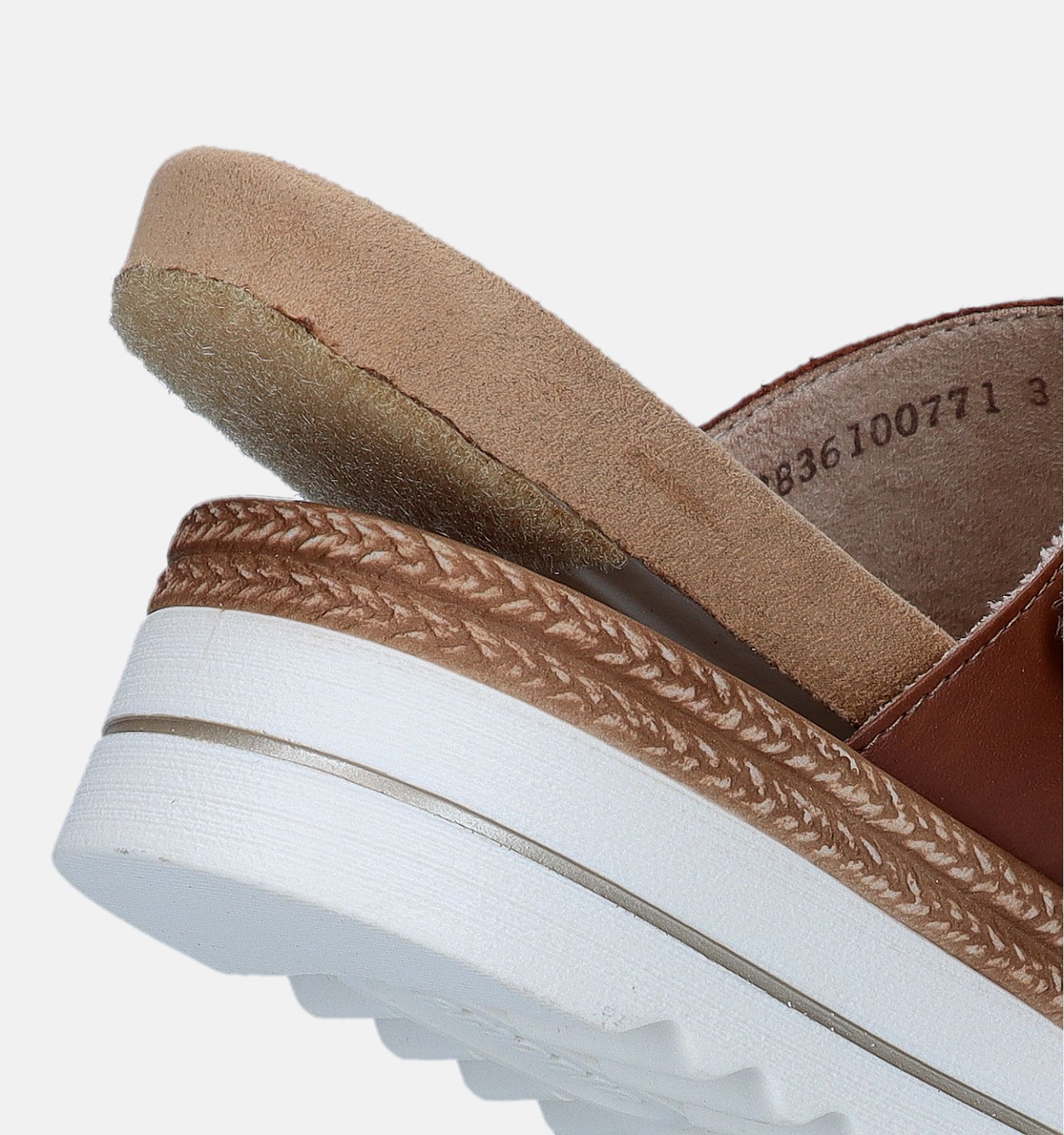 Remonte Cognac Slippers voor steunzolen Dames Slippers Lage schoenen Online op TORFS.BE